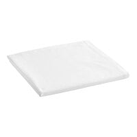 Oxford T300 Super Deluxe 84" x 120" Full XL Size White Cotton / Polyester Flat Sheet - 12/Case