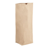 Duro 1/4 Brown Paper Barrel Sack with Satchel Bottom - 250/Case