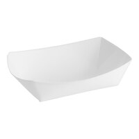 Southern Champion #25 4 oz. White Paper Food Tray - 1000/Case