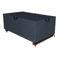 California Umbrella 50" x 30" x 18" Sapphire Blue Rectangular Protective Cover for Large Fire Pits