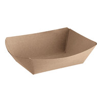 Southern Champion #100 1 lb. Grease-Resistant Kraft Paper Food Tray - 1000/Case