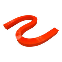 Quick Dam Insta-Dam 4' Hi-Vis Orange Instant Flood Dam QDID224