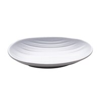 Elite Global Solutions JW7309 Zen 9 1/8" x 5 3/4" White Deep Oval Plate - 6/Case