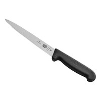 Victorinox 7" Stiff Fillet Knife with Black Fibrox Handle 5.3703.18