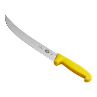 Victorinox 10" Breaking Knife with Yellow Fibrox Handle 5.7208.25