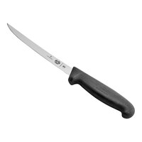 Victorinox 6" Narrow Semi-Flexible Boning Knife with Black Fibrox Handle 5.6203.15-X1