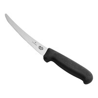 Victorinox 6" Semi-Stiff Curved Boning Knife with Black Fibrox Handle 5.6603.15ROUND