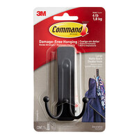 3M Command™ 7100264754 4 lb. Large Matte Black Double Hook