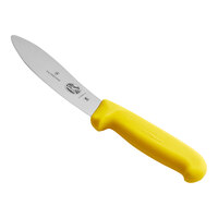 Victorinox 5" Skinning Knife with Yellow Fibrox Handle 5.7908.12