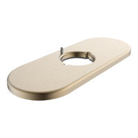 Delta Faucet 061269CZ 4" Champagne Bronze Rounded Faucet Deck Plate for Driftex, Contrasta, and Rustica