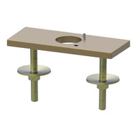 Delta Faucet 061305CZ 4" Champagne Bronze Rectangular Faucet Deck Plate for Driftex, Contrasta, and Rustica