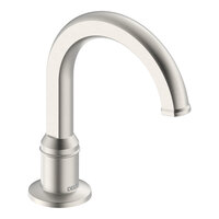Delta Faucet 831DPA90-SS Rustica 0.35 GPM Deck-Mount Battery-Operated Stainless Finish Hands-Free Sensor Lavatory Faucet with Proximity Sensing Technology