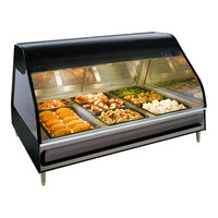 Alto-Shaam ED3-48 48" Black Countertop Heated Display Case - 240V