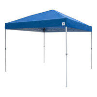 E-Z Up PTSRB10 Patriot® ONE-UP® Instant Shelter 10' x 10' Royal Blue Canopy with White Frame