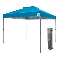 E-Z Up PTSVSP10 Patriot® ONE-UP® Vented Instant Shelter 10' x 10' Splash Canopy with Gray Frame