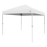 E-Z Up PTSWH10 Patriot® ONE-UP® Instant Shelter 10' x 10' White Canopy with White Frame