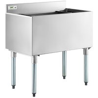 Regency 18" x 30" Underbar Ice Bin - 98 lb.