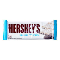 HERSHEY'S Cookies 'n' Creme Chocolate Bar 1.55 oz. - 432/Case