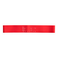 Choice Red 1/2 and 1/3 Size Write-On Food Pan Band