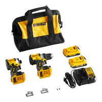 DeWalt 20V MAX XR Cordless Brushless Drill Driver and ATOMIC Impact Driver Kit with 2 Rechargeable 2.0 Ah Lithium-Ion Batteries, 1 Charger, and 1 Storage Bag DCK2051D2