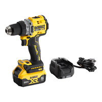 DeWalt 20V MAX XR 1/2" Cordless Brushless Drill Driver Kit with Rechargeable 5.0 Ah Lithium-Ion Battery, Charger, and Storage Bag DCD800P1