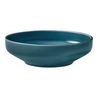 Schonwald Companion 16.9 oz. Petrol Blue Porcelain Coupe Bowl - 3/Case