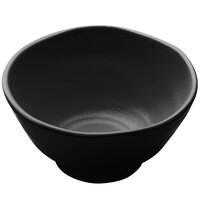 Elite Global Solutions JWT44 Zen 8 oz. Black Round Bowl - 6/Case