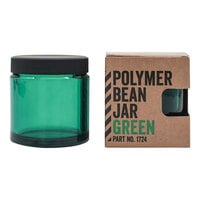 Comandante 1.41 oz. Green Polymer Bean Jar with Lid 3543