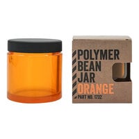 Comandante 1.41 oz. Orange Polymer Bean Jar with Lid 3366