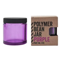 Comandante 1.41 oz. Purple Polymer Bean Jar with Lid 3544