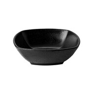 Elite Global Solutions JW1506 Zen 9 oz. Black Square Bowl - 6/Case