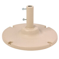 Grosfillex US600666 35 lb. Sandstone Umbrella Base for Table Use