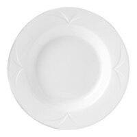 Steelite Distinction Bianco 12 oz. White Embossed Soup Plate - 24/Case