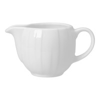 Steelite Distinction Alina 5 oz. White Embossed Jug - 12/Case