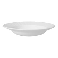 Steelite Distinction Alina 12 oz. White Embossed Mid-Rim Bowl - 24/Case