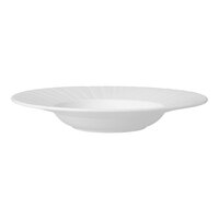 Steelite Distinction Alina 32 oz. White Embossed Gourmet Deep Rim Bowl - 6/Case