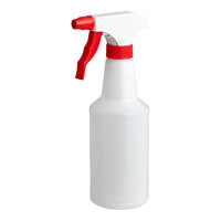 Lavex 16 oz. Plastic Bottles with Red Spray Trigger - 3/Pack