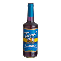 Torani Sugar-Free Lavender Flavoring Syrup 750 mL Glass Bottle