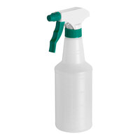 Lavex 16 oz. Plastic Bottles with Green Spray Trigger - 3/Pack