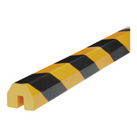 Ideal Warehouse Knuffi 16 7/16' x 1 9/16" Black and Yellow Type BB Edge Guard 60-6820