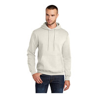 Port & Company PC78H Unisex Oatmeal Heather Core Fleece Pullover Hoodie Sweatshirt - Cotton / Poly Blend - 3X