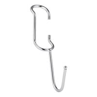 Regency Chrome J-Hook for Wire Shelving - 5/Pack