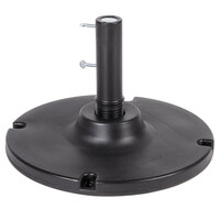 Grosfillex US600617 35 lb. Black Umbrella Base for Table Use
