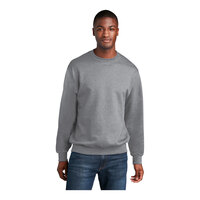 Port & Company PC78 Unisex Customizable Athletic Heather Core Fleece Crewneck Sweatshirt - Cotton / Poly Blend - 3X