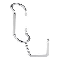 Regency Chrome Utility Hanger for Wire Shelving - 5/Pack