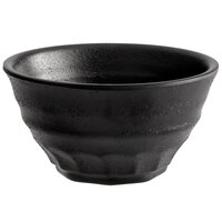 Elite Global Solutions JWT61 Zen 4 oz. Black Round Bowl - 6/Case