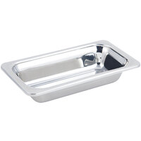 Bon Chef 5415 13" x 7" x 4" Stainless Steel 1 Qt. 1/3 Size Laurel Design Food Pan