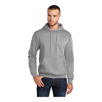 Port & Company PC78H Unisex Customizable Athletic Heather Core Fleece Pullover Hoodie Sweatshirt - Cotton / Poly Blend 