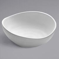 Elite Global Solutions JW1409 Zen 40 oz. White Oval Bowl - 6/Case