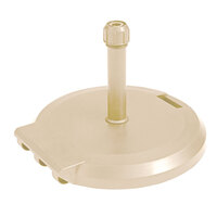 Grosfillex US608466 84 lb. Sandstone Freestanding Umbrella Base with Wheels